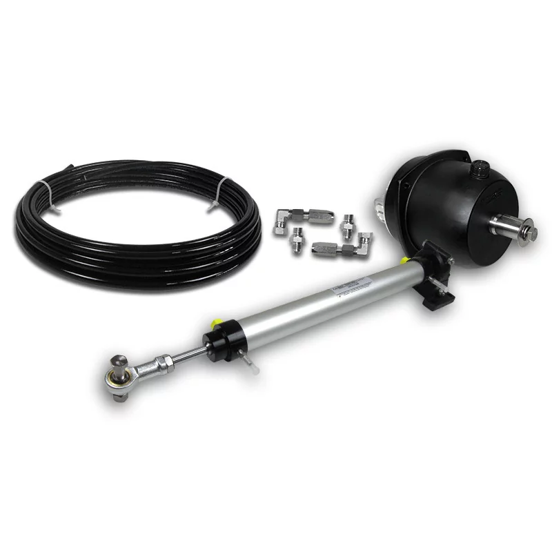 Kit de direction hydraulique LS 26 B – Pompe TILT HB 5 – 26 CT – Moteurs hors-bord jusqu’à 175 CV – Montage latéral – Flexible 8