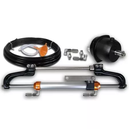 Kit de direction hydraulique LS 232 C – Pompe 30HB-CAR – Hors-bord jusqu’à 300 CV (500 CV bi-moteur) – Raccords inox – Sans flex