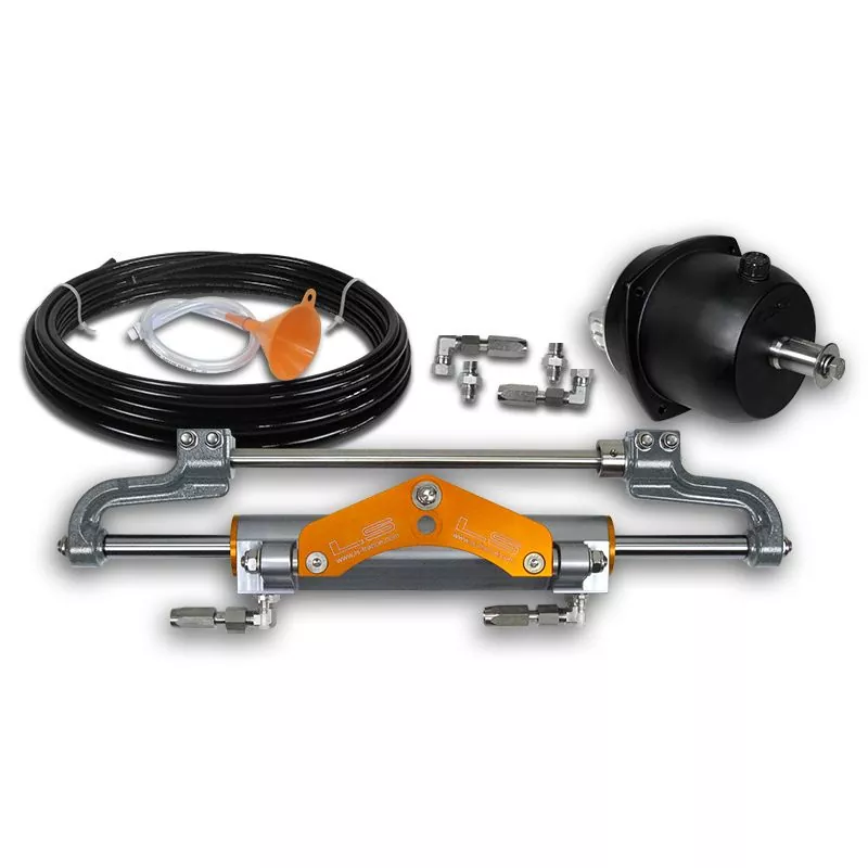 Kit de direction hydraulique LS 3500 PRO – Pompe 30HB-CAR – Hors-bord jusqu’à 350 CV (420 CV bi-moteur) – Sans flexible
