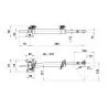 Kit de direction hydraulique LS27 – Montage sur safran – Pompe LS 27 mkg – 3 tours – Pêche & petit voilier