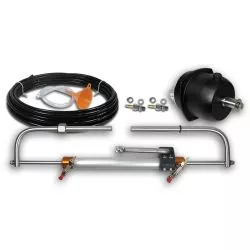 Kit de direction hydraulique hors-bord LS226 – Montage frontal – Jusqu’à 115 CV (180 CV bi-moteur) – Flexibles 8 m