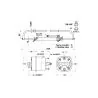 Kit de direction hydraulique hors-bord LS226 – Montage frontal – Jusqu’à 115 CV (180 CV bi-moteur) – Flexibles 8 m