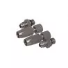 Jeu de raccords hydrauliques droits inox 1/4" – Pour tuyau souple Ø 8 mm