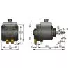 Pompe hydraulique type MTP191 raccords diamètre 18mm inclus
