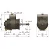 Pompe hydraulique type MTP089 raccords diamètre 18mm inclus