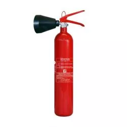 Extincteur CO₂ 2 kg sans manomètre – Classe B – Usage électrique & carburant – Certifié EN3 / MED