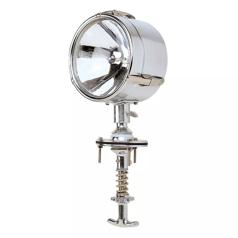 Projecteur diamètre 150mm 12V commande à rotule depuis la timonerie ampoule non fournie