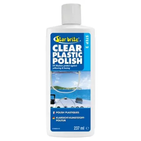 Polish rénovateur plastique transparent Star Brite – Hublots & panneaux de pont – 237 ml