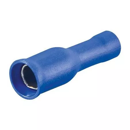 100 cosses DOUILLE diamètre 4mm Femelle Bleu câble 1,5-2,5 mm²