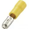10 cosses BROCHE diamètre 4mm Male Jaune câble 4-6 mm²