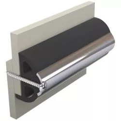 Liston de protection en vinylique blanc POLY4S 40 x 31 mm rouleau de 30m prix par mètre