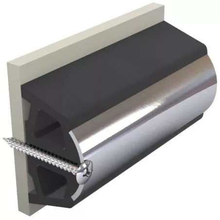 Liston de protection en vinylique gris foncé TRAP5S 55 x 34 mm rouleau de 20 m (prix par m)