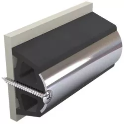 Liston de protection en vinylique blanc TRAP5S, 55 x 34 mm rouleau de 30 m (prix par m)