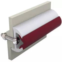 Liston de protection blanc poly 35 x 28 mm rouleau de 30 m (prix par metre)