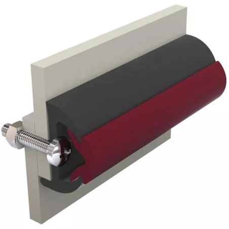 Liston de protection noir poly 30 x 26 mm rouleau de 20 m (prix par metre)