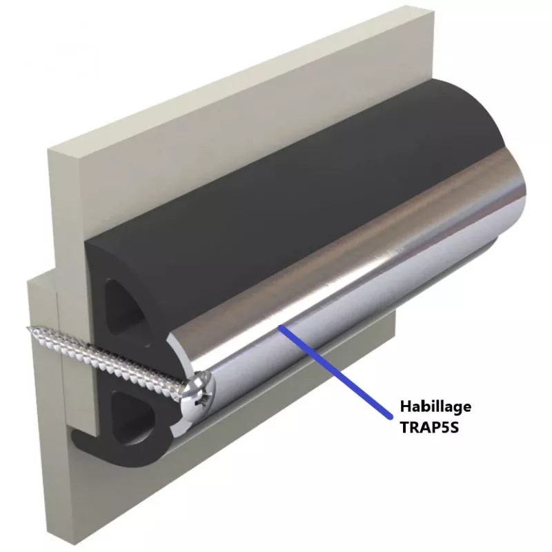 Insert en inox pour liston vinylique TRAP-S 10 x 2 metres prix par 20 metres