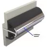 Insert en inox pour liston vinylique TRAP-S 10 x 2 metres prix par 20 metres