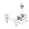 Kit commande électronique 24V pour 1 moteur inboard avec 1 poste de commande sans trim