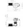 Guindeau MAXWELL RC8-6 12V – 600W – Vertical – Chaîne 6/7mm DIN766 & Cordage 12mm