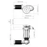 Guindeau MAXWELL RC8-6 12V – 600W – 165TDC – Vertical – Chaîne DIN 766 6/7mm & Cordage 12mm
