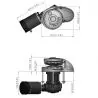 Guindeau MAXWELL RC12-12 24V CW – 1200W – Barbotin 13 mm – Cordage 20 mm – 190 TDC – Inox 316