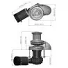 Guindeau MAXWELL RC12-12 – 24V ACW – 190TDC – Barbotin 13 mm + Poupée 16-20 mm – 1200W Inox 316