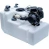 Systeme de réservoir eaux usées 42 litres 12 Volt inclus pompe flotteur et tuyau