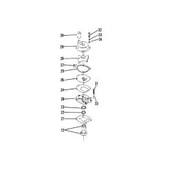 Kit pompe à eau 40 à 225cv Mercury BF75 BF90 Honda 19210-ZWL-303 47-43026K06