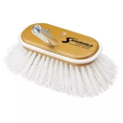 Brosse dure lave-pont Blanche 15cm