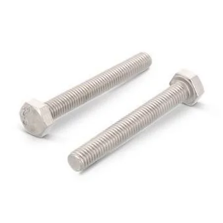 Vis métaux à six pans filetée diamètre 6mm Longueur 100mm