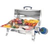 Barbecue gaz inox portable pour bateau – grille 46 x 23 cm