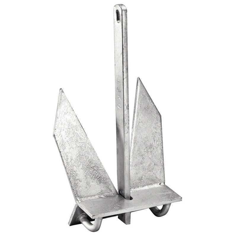 Ancre plate 14 kg en acier galvanisé à chaud – Sable et vase
