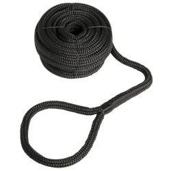 Amarre polyester haute résistance Ø10 mm x 6 m – œil épissé noir