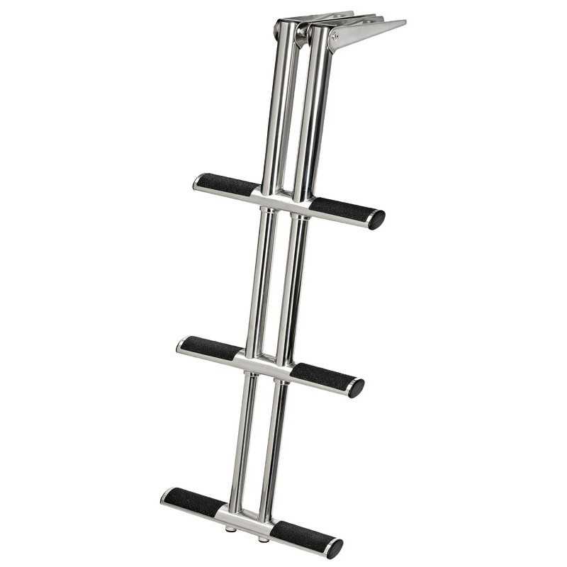 Échelle de plongée télescopique inox 316 3 marches – plate-forme