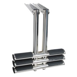 Échelle de plongée télescopique inox 316 3 marches – plate-forme