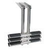 Échelle de plongée télescopique inox 316 3 marches – plate-forme