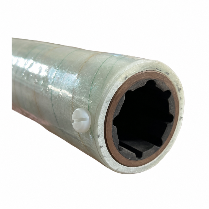 Tube d'étambot avec bague résine pour arbre Ø25 mm intérieur 40 mm extérieur 46 mm
