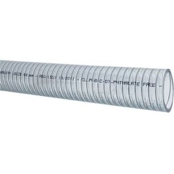 Tuyau alimentaire PVC spire acier Alipomp/F Ø45 mm bobine 30 m