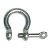 10 manilles lyre inox AISI 316 Ø8 mm à axe imperdable