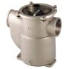 Filtre eau de mer 1"1/2 Débit 12800 l/h Corps bronze nickelé couvercle transparent