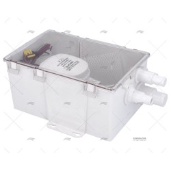 Réservoir collecteur eaux grises 9L 12V avec pompe entrées multiples pour douche bateau