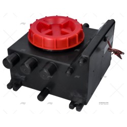 Réservoir collecteur eaux grises 12/24V avec switch 12 entrées sans pompe Johnson SPX