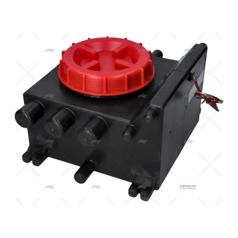 Réservoir collecteur eaux grises 12/24V avec switch 12 entrées sans pompe Johnson SPX
