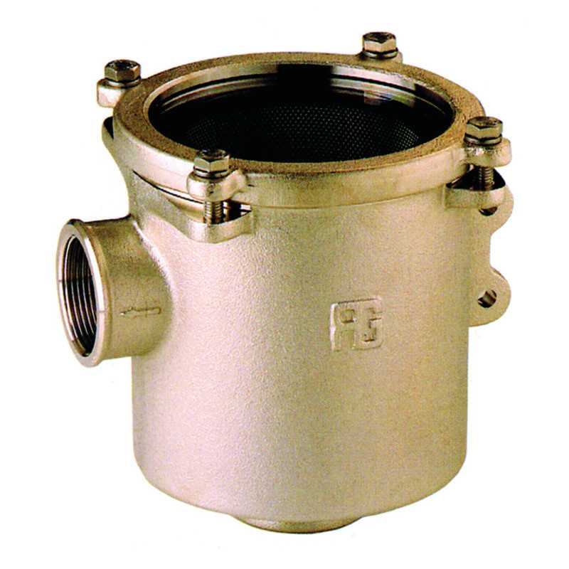 Filtre eau de mer GUIDI Ionio 1164 bronze raccord 2"1/2