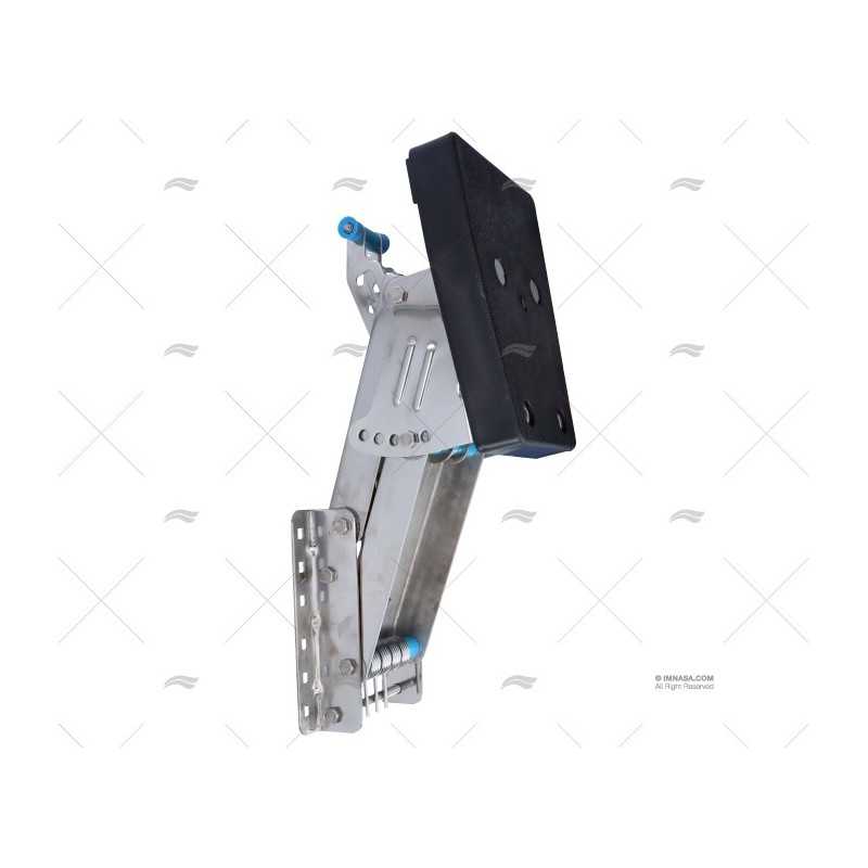 Chaise support moteur hors-bord inox 4 positions jusqu'à 5,5cv 21,8 kg
