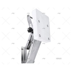 Chaise support moteur hors-bord inox 4 positions jusqu'à 6cv 27 kg