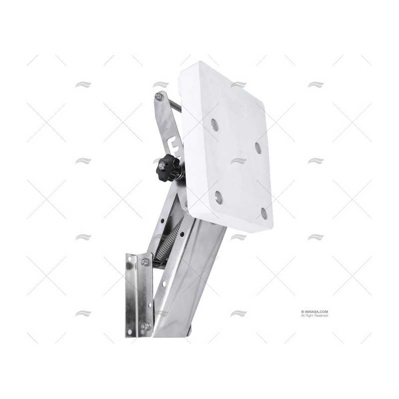 Chaise support moteur hors-bord inox 4 positions jusqu'à 6cv 27 kg