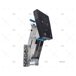 Chaise support moteur hors-bord inox 34 positions jusqu'à 15cv 2T / 9,9cv 4T 40 kg