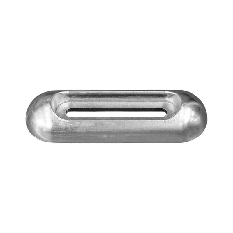 Anode zinc Fairline 200 mm entraxe 110 mm avec plaque intérieure