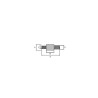 Anode bougie zinc Mercruiser D3,6L D4,2L Ø14,5 x 21 mm M8 OEM 816000